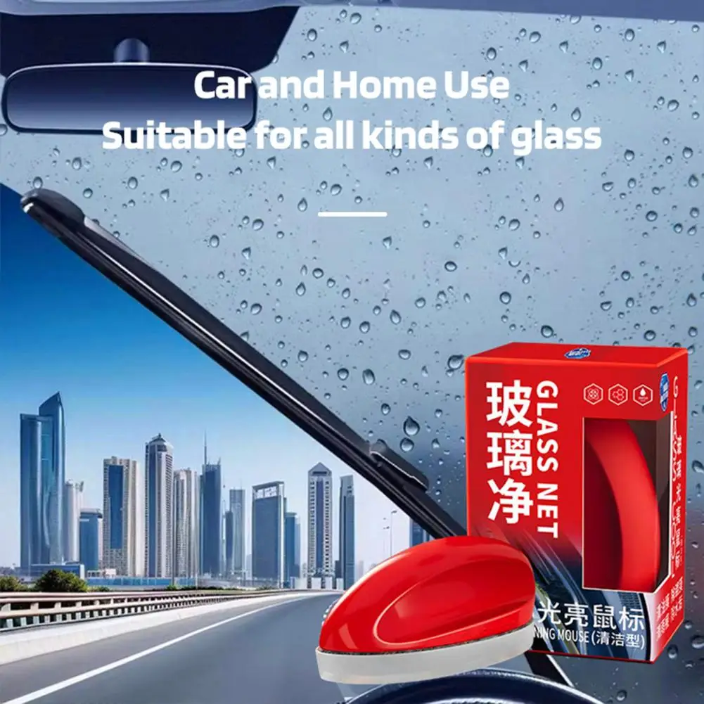Windshield Cleaner Kit Car Windshield Cleaner Oil Film Remover Streak-Free Finish Windshield Cleaner Auto Interior Exterior Glass Wiper Cleaning Kit