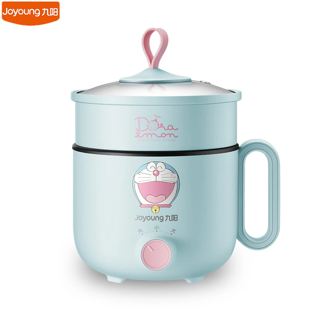 

Joyoung 220V Electric Multi Cooker Mini Portable Cooking Pot With Steamer Household Kitchen Appliances Multi Skillet