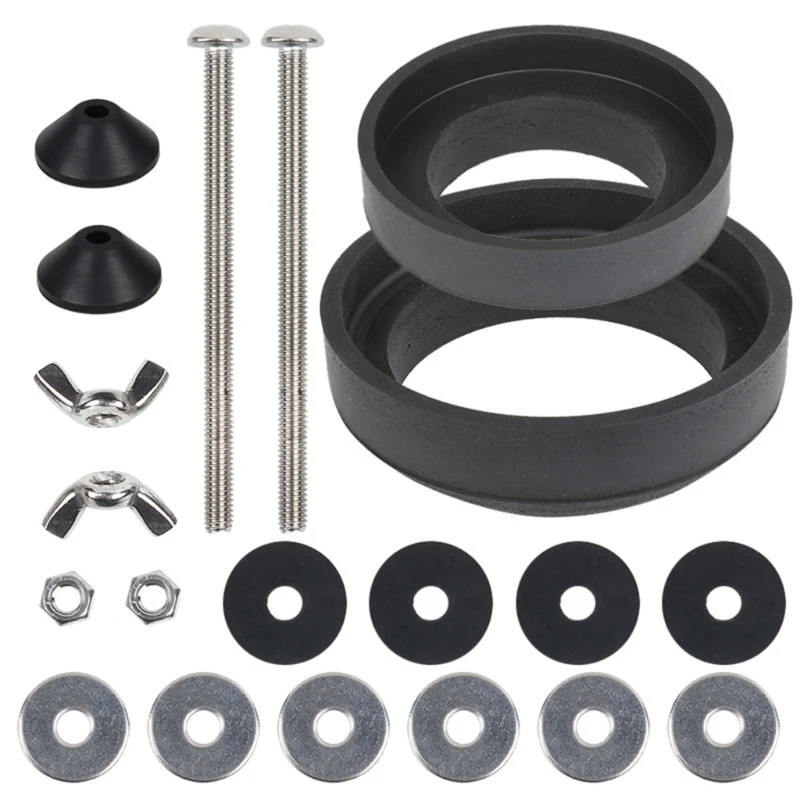 Universals Toilet to Bowl Bolts Kits Toilet Fixed Screw Waterproof Rustproof Bolts Easy to Install