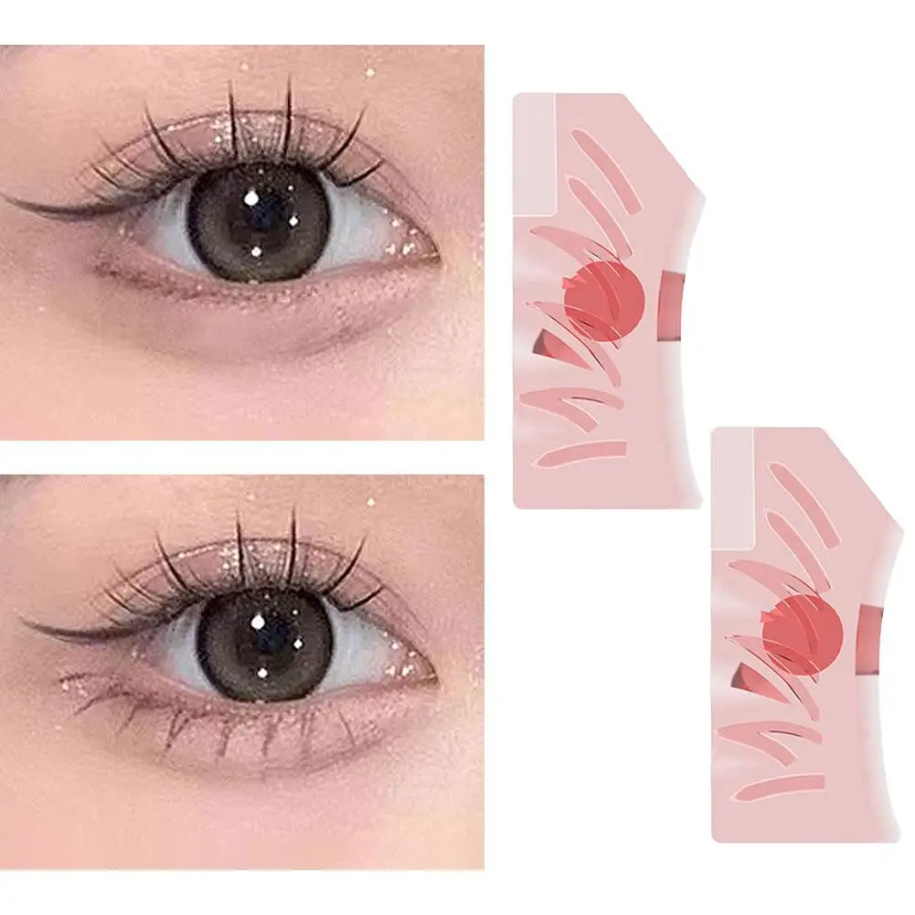 

Silicone Eyelash Stamps Eye Makeup Tool DIY Natural Simulation Lower Eyelash Stamp Lashes Extensions Make Up For Beginner K0C3