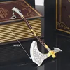 God of War Weapons The Leviathan Axe Kratos Weapon Keychain 18cm Game Peripheral Katana Metal Sword Keychain Gifts Toys Boys 3
