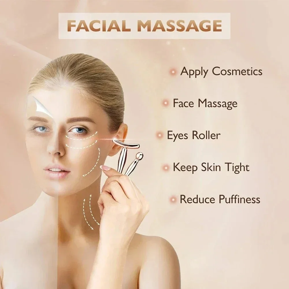 Metal Eye Cream Applicator Tool Eye Roller for Eyes Puffiness Wrinkle Facial Massager Tool for Skincare Eye Women Massager Gift