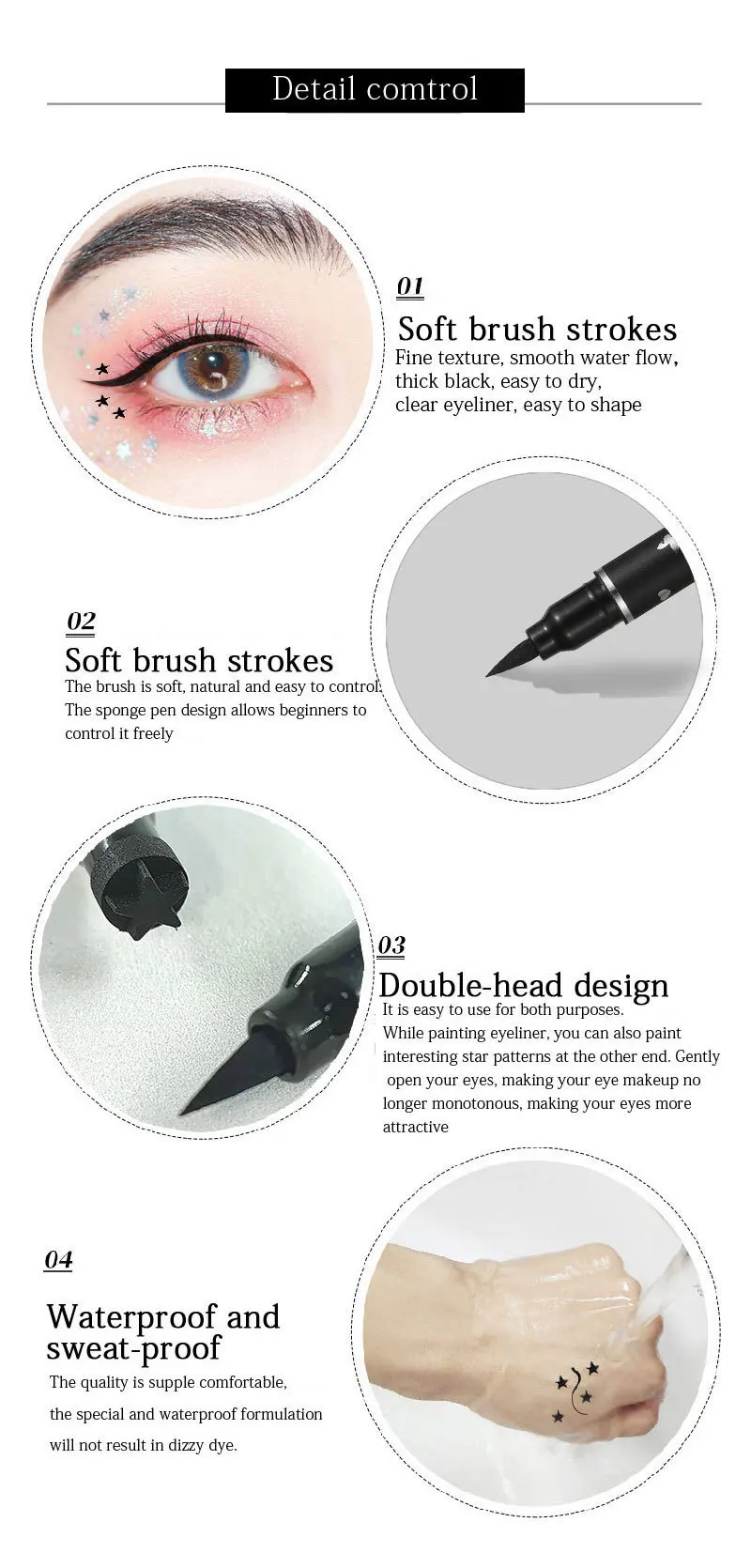Eyeliner liquido waterproof con timbro a doppia punta nero_voghion.com