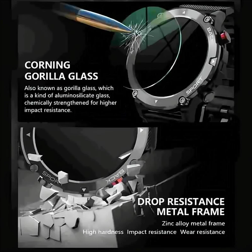 BYSL Ʈ ġ  2022 ߿ IP68   ƮϽ Smartwatch  1.32 ġ HD ũ ð