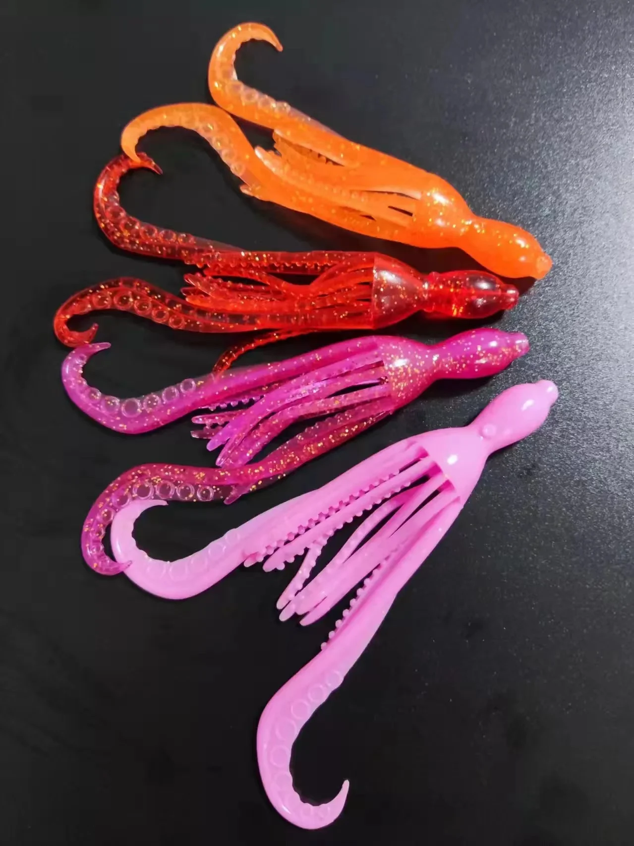 

20PCS Soft Fishing Lure Octopus Squid Bait TPR Material Fishing Tackle Floating Artificial Lures