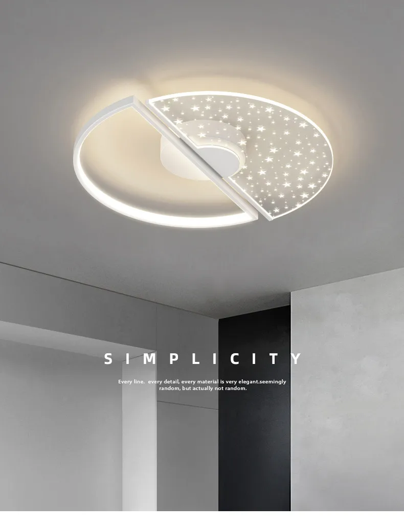 Ultra-thin minimalist led ceiling lamps modern Nordic minimalist dining room living room master bedroom study room lighting led ceiling lights for homes