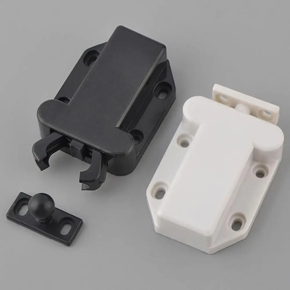 Non-magnetic Handle Free One Touch Opening Latch Drawer Cabinet Hardware Cabinet / Bedroom 1 Piece door latch,cabinet latch