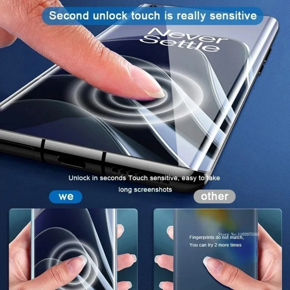 3-Pack Full Coverage Hydrogel Screen Protector Films - Not Glass