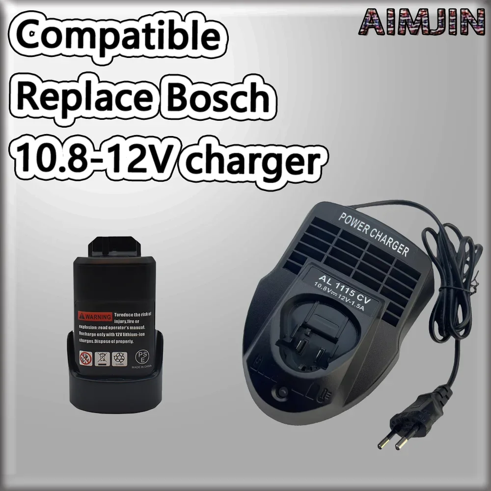 Batteria Di Ricambio Agli Ioni Di Litio 12V Bosch 4.0Ah Per Bosch Bat411 Bat412 Bat413 Bat414 Batteria 10.8V Utensile Elettrico Senza Fili + Caricabat