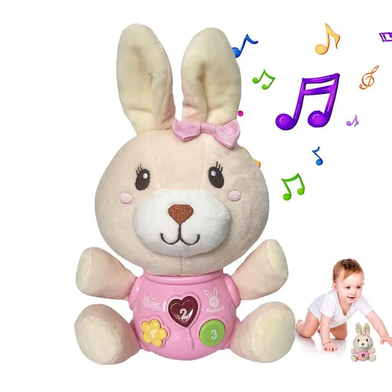 Stuffed Easter Bunny Rabbit Doll Babies Sleeping Companion Cute Soft Rabbit Toys Pillow Decoration For Kids birthday gifts popular outdoor white giant inflatable rabbit with led light inflatable easter bunny for festival decoration