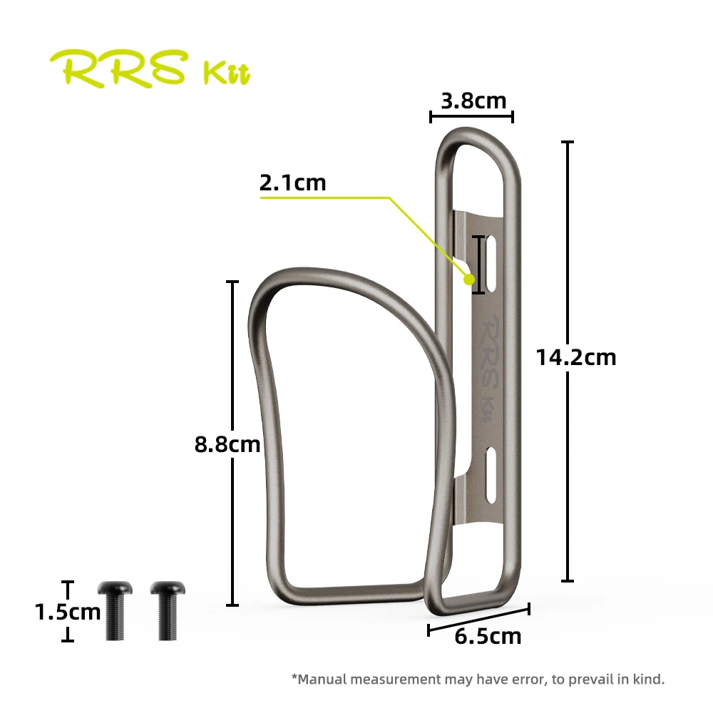 Bicycle Water Bottle Cage Titanium Alloy Anti-Rust Holder Bike Kettle Rack Lightweight Cycling Bottle Bracket 10/30/50Pcs