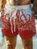 Fashion Octopus Printed Men's Board Shorts Hawaiian Shorts Swim Trunks Drawstring Comfort Breathable Holiday Vacation Shorts 4