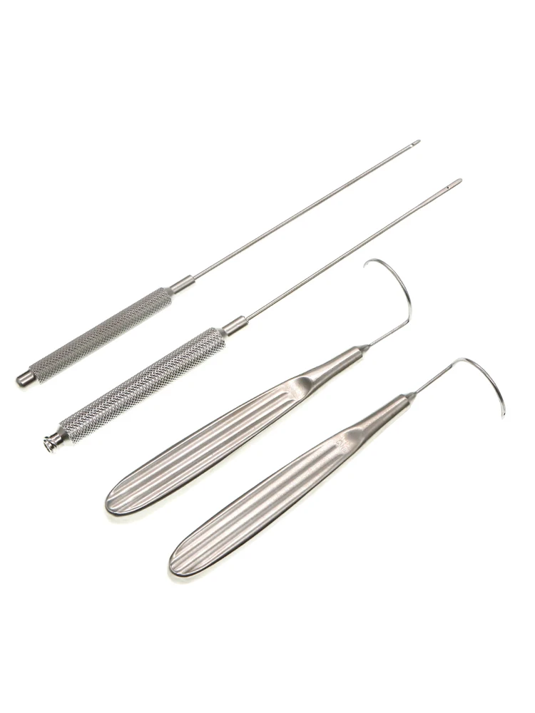 Facelift Face Guide Needle With Hole Stainless Steel Puncture Face Stripper Thread Carving Large V Buried Wire Conductor