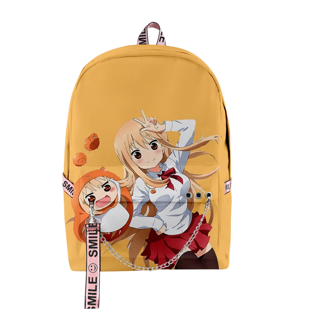 Classic Funny Himouto! Umaru-chan Student School Bags Unisex 3D Print Oxford Waterproof Notebook multifunction Travel Backpacks