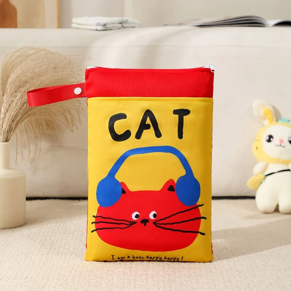 대용량 재사용 가능한 습식 건식 가방 휴대용 방수  침대 걸이형 수납 가방 다기능 엄마용품 정리함