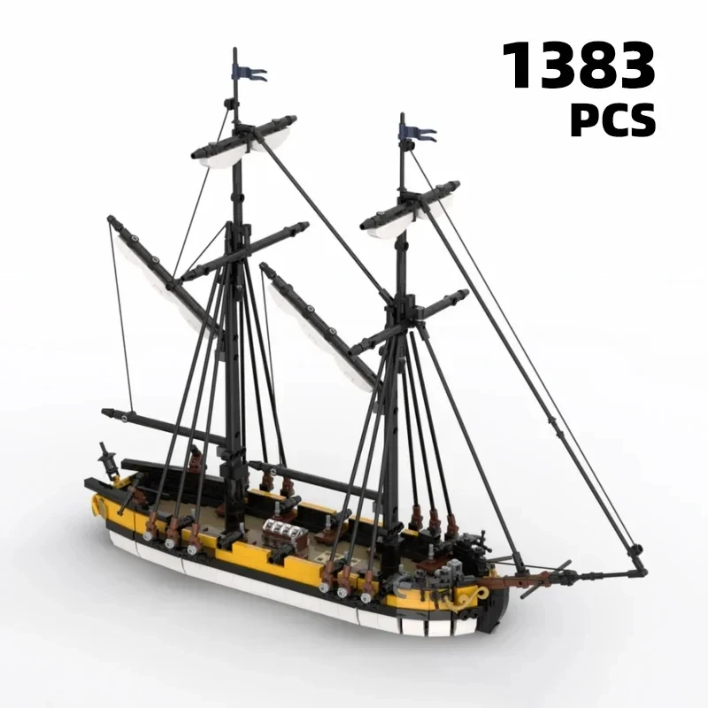 HMS Romulus MOC England British frigate brick set Royal navy - Main Image