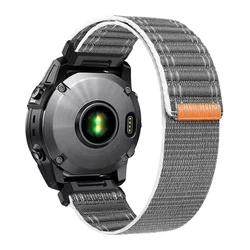 Premium Genuine Leather Watch Strap - 22/26mm - QuickFit Wristband - 1PCS QuickFit 26mm (Nylon Grey)