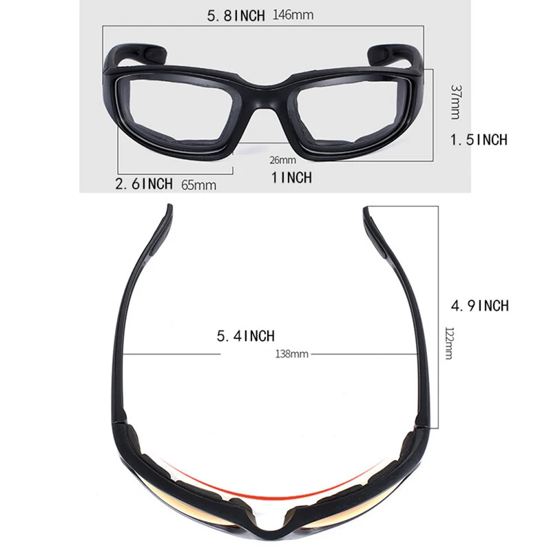 Fashion Goggles CS Impact Protection Tactical Windshield Cycling Sports Tactical Glasses for Women's