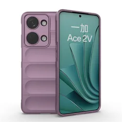Soft Silicone Bumper Shield Protective Phone Case and Cover for Oneplus Nord 3 (Purple)
