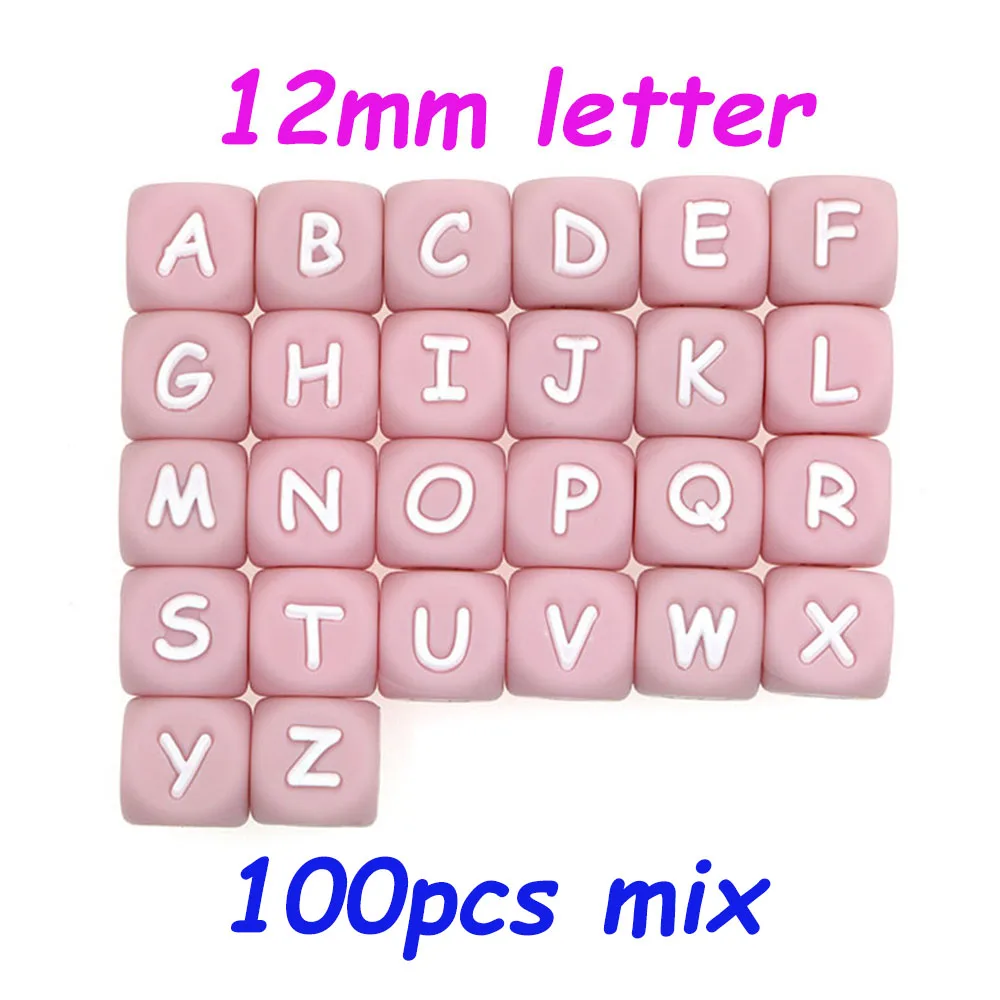 100pcs mix pink