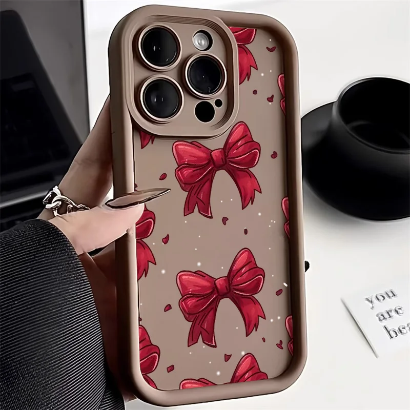 Chic Pink Bow Phone Case Cover