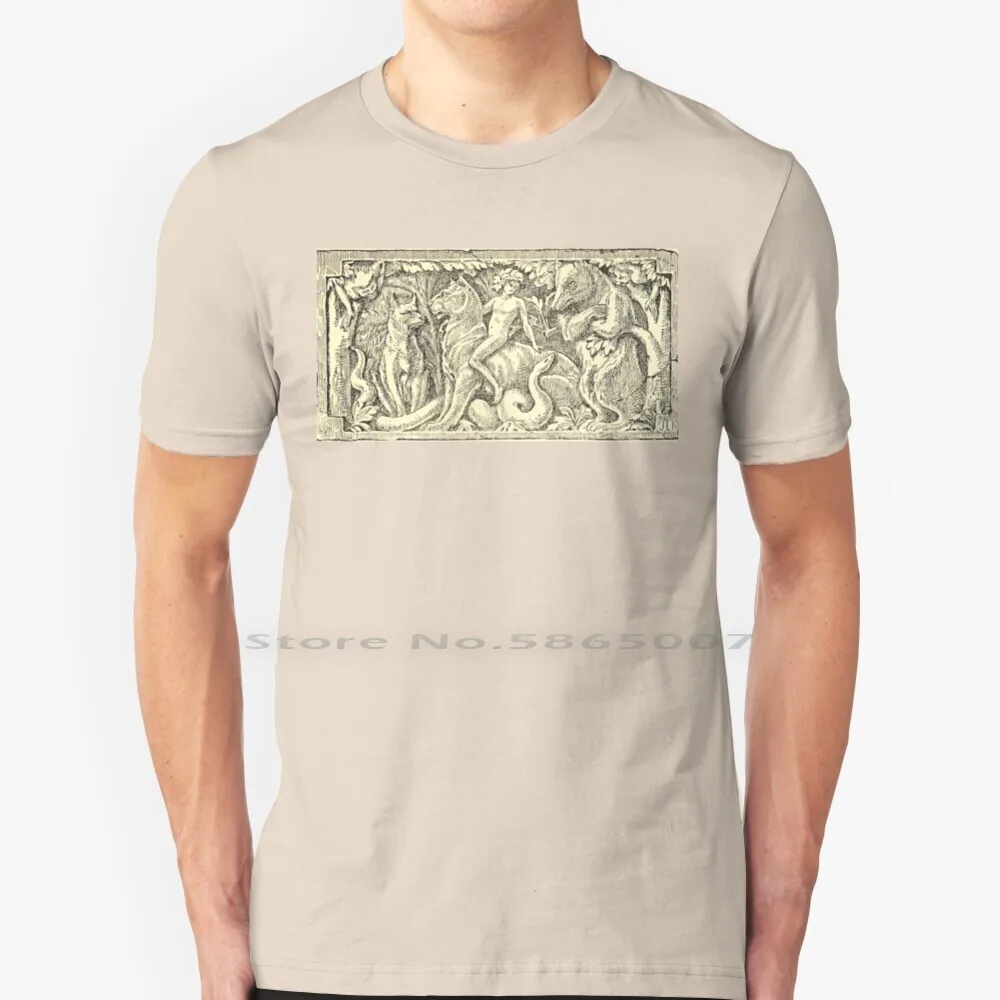 The Garden Of Eden T Shirt 100% Cotone Hieronymus Bruegel Pieter Medievil Knights Hell Heaven Dark Ages Gothic English England