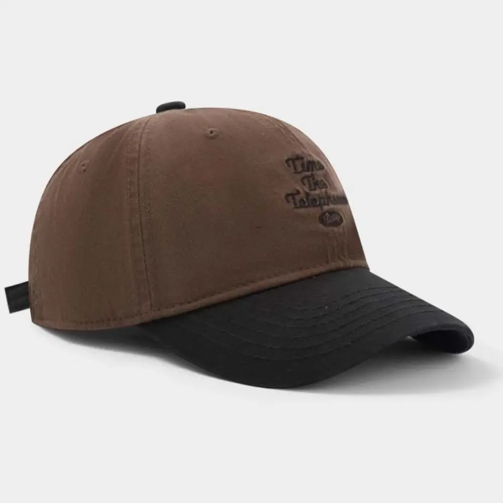 Modische Baseballkappe mit Buchstaben-Stickerei, Kontrastfarben, Atmungsaktiver Sonnenhut, Vielseitige Casual Schirmmütze – Detail 6