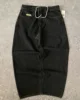 American Vintage Washed and Distressed Jeans High Street Casual Japanese Women Pants Y2k Loose Straight Fit Slim and Versatile 4