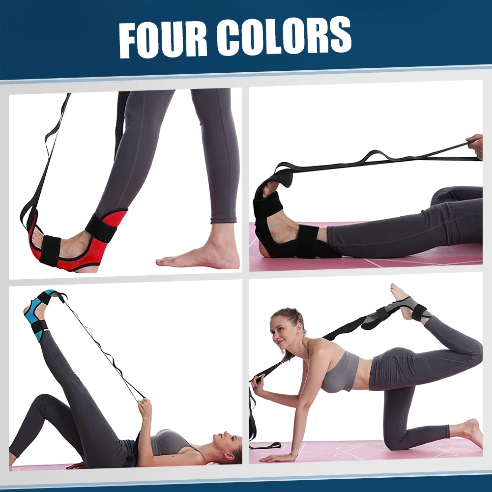 148cm Yoga gamba cavigliera supporto allenamento Stretching cintura corsa emiplegia riabilitazione cinturino correzione bretelle cintura Yoga