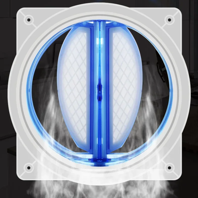 Valvola Di Ritegno Per Cappe Aspiranti, Valvola Di Ritegno Per Canna Fumaria, Valvola Di Ritegno Antiodore Universale A Senso Unico In ABS Per Cucina Bagno - Foto 9