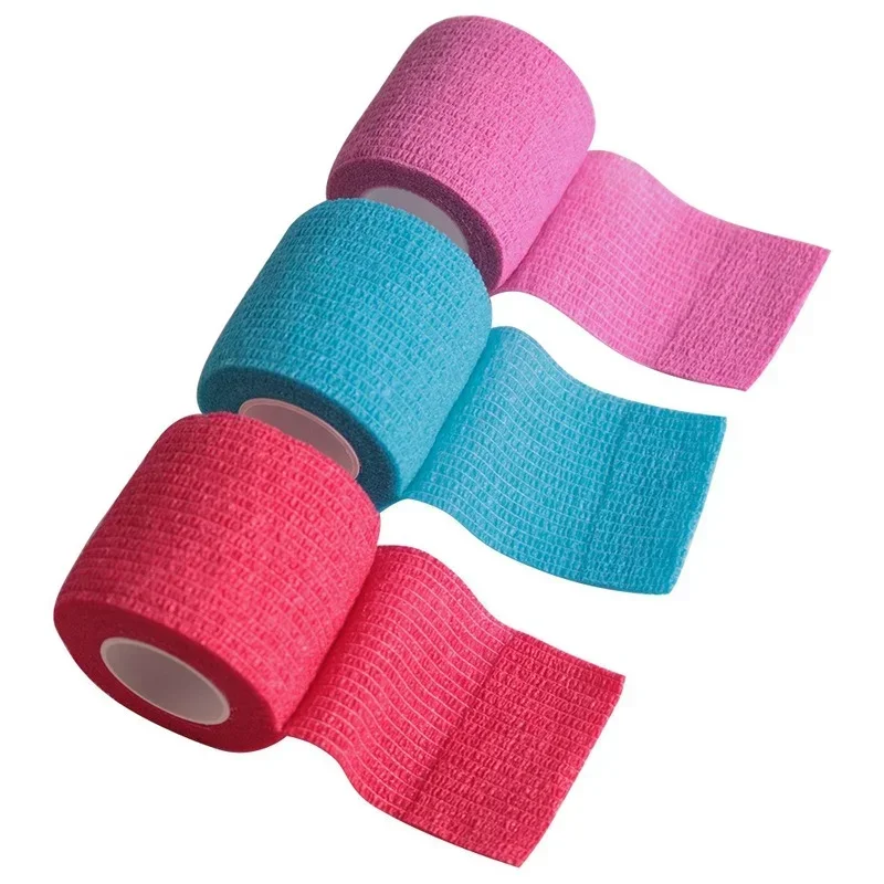 1 Roll Breathable Bandage Adhesive Elastic Wound Dressing Bandages Tape Patch First Aid Gauze Bandages Tie 3