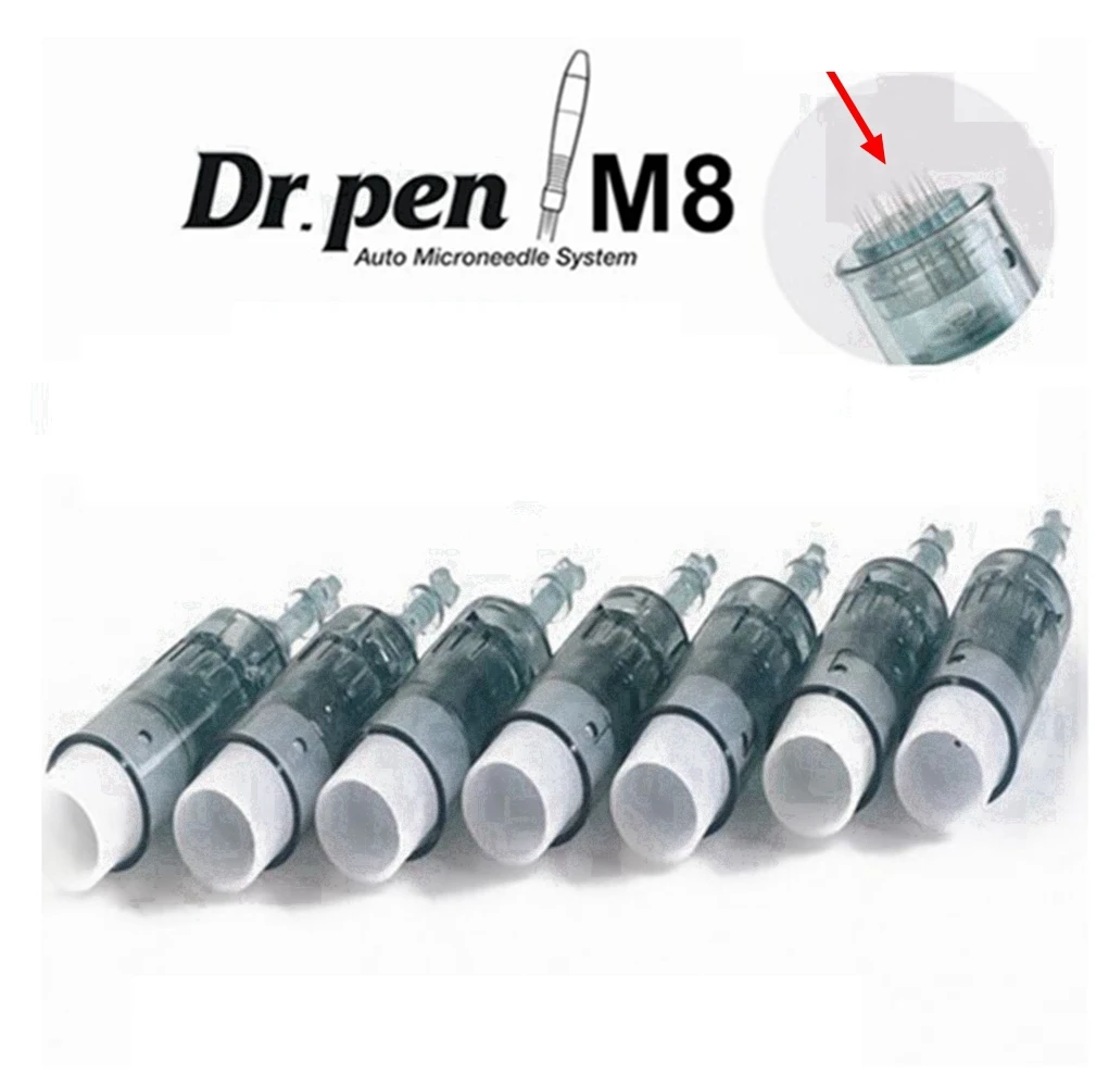 Dr Pen M8 Needle Cartridge Derma Pen 11/16/24/36/42 pins/Nano Tattoos Needles Replacement Skin Needling 10pcs derma roller microneedling derma pen microneedling needle cartridge derma stamp microneedling cartridge facial needles