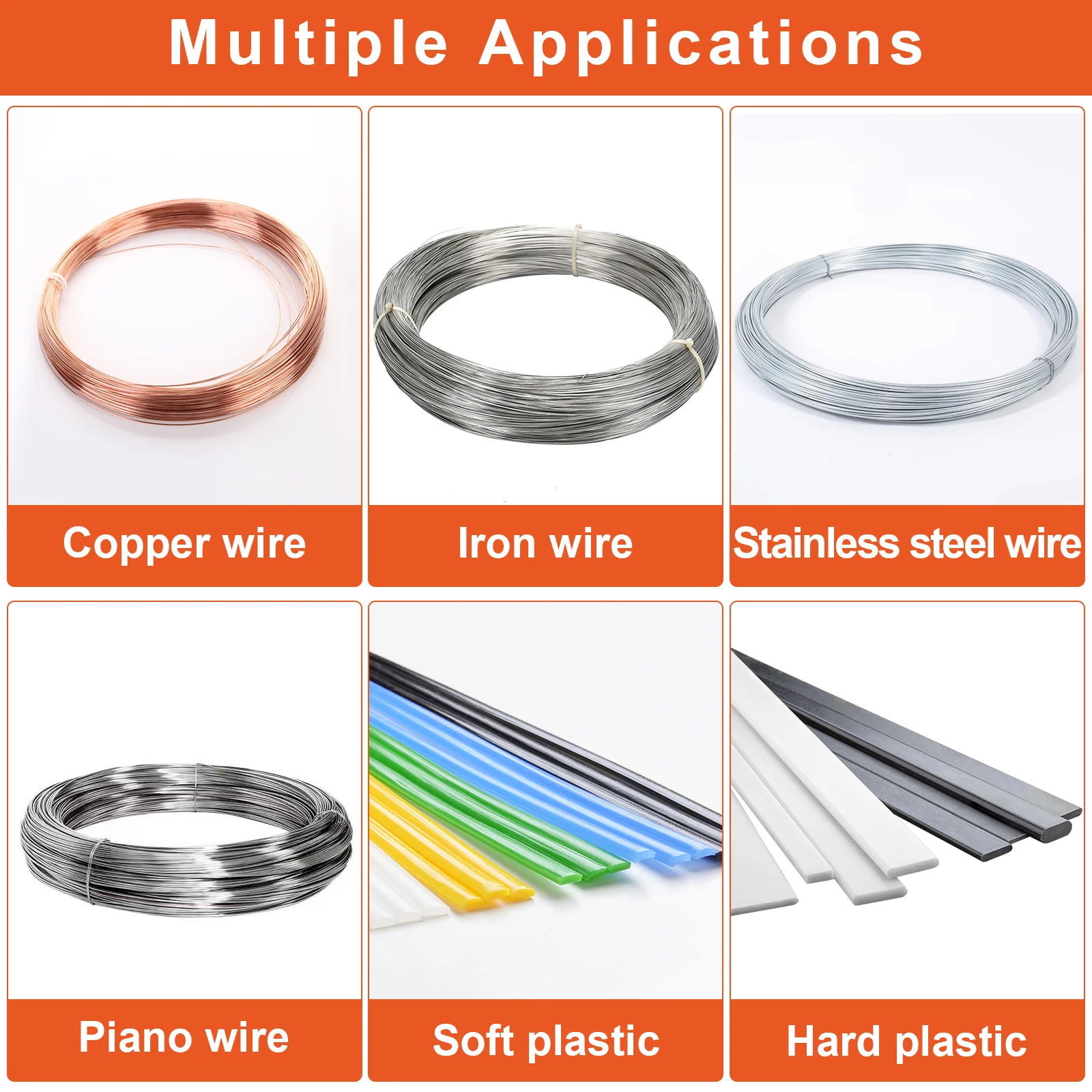 Tronchese Pneumatica Ad Aria Compressa - Forbice Da Taglio Per Plastica, Ferro E Fili Metallici - Foto 2