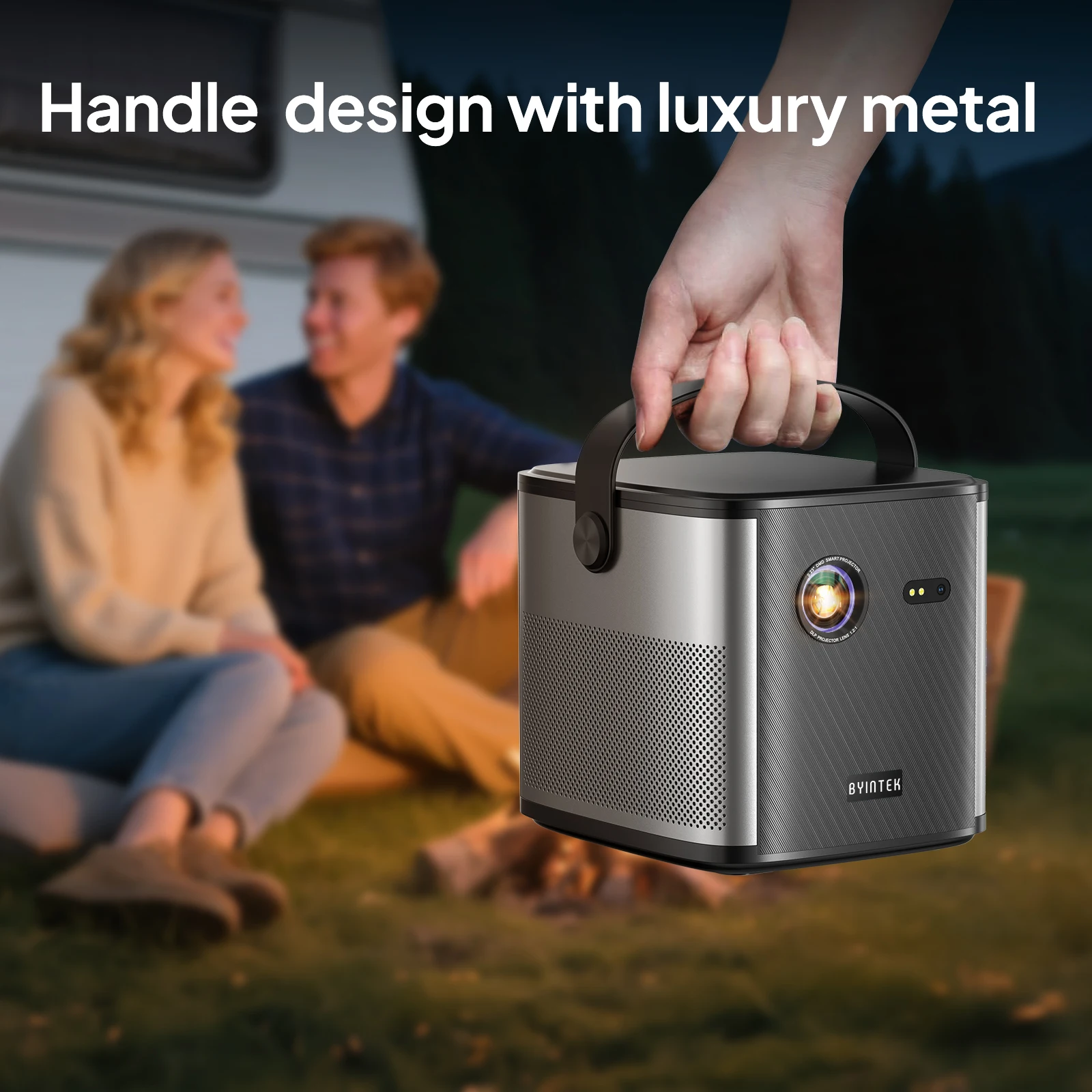 جهاز عرض BYINTEK U80 Max ثلاثي الأبعاد 4K سينما أن...