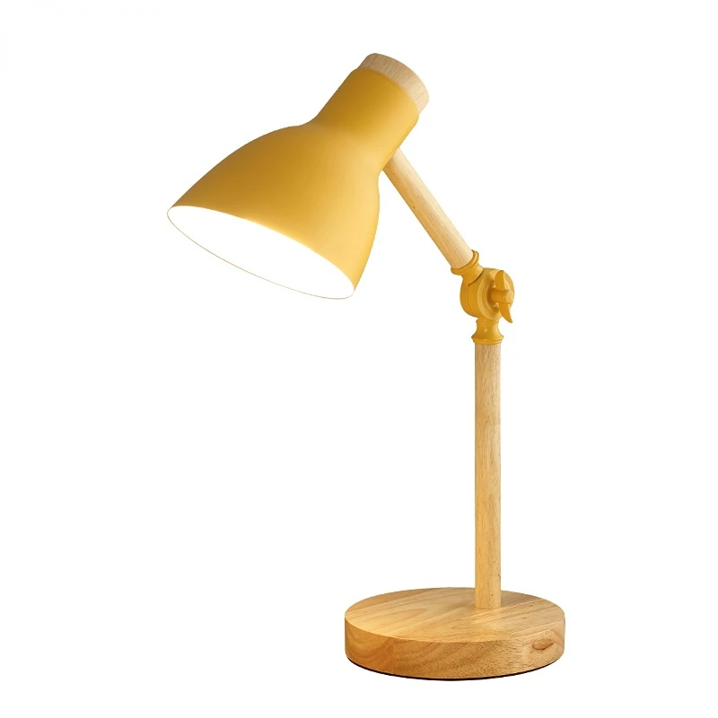 

Modern Table Lamp Nordic Reading Study Lamp Bedroom Bedside Lamp Kids Children Office Industrial US EU Plug home decor Iron