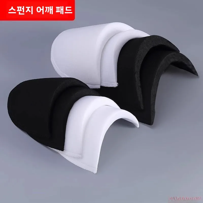 남성용 드레스 셔츠용 얇은 면 어깨 패드, 방수 보정 패드, 재봉 DIY, 가정용 원단
