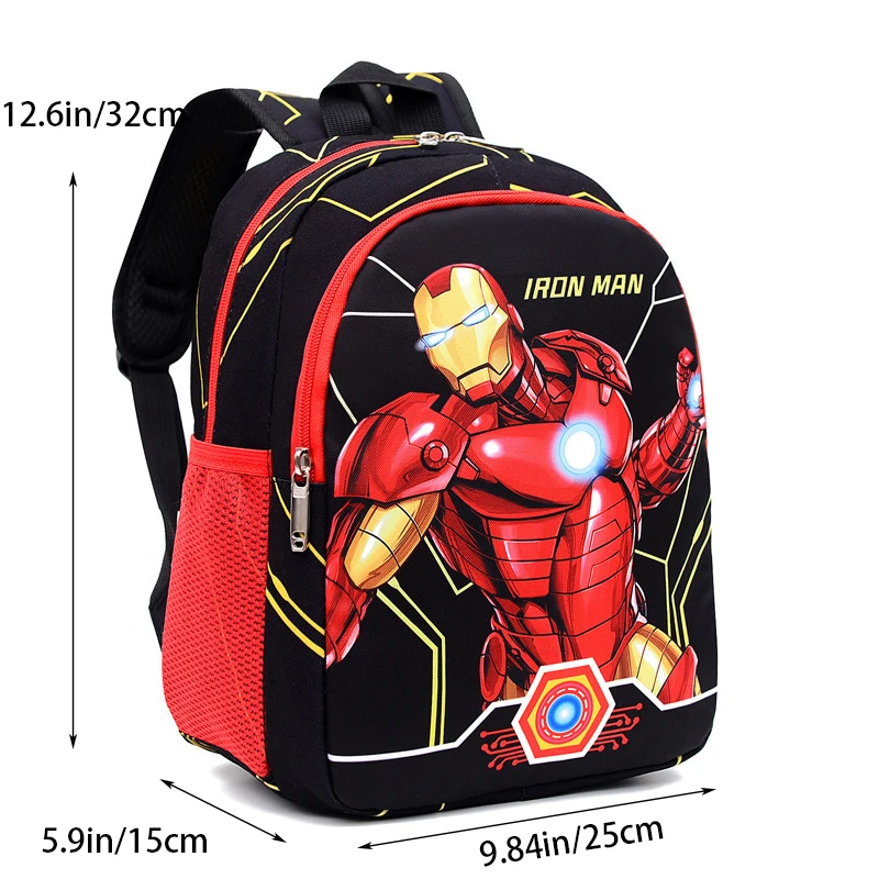 Disney Marvel Series Backpack Boy's Primary School Schoolbag Double-layer Cartoon Spider-Man Backpack For Boys Gift 2