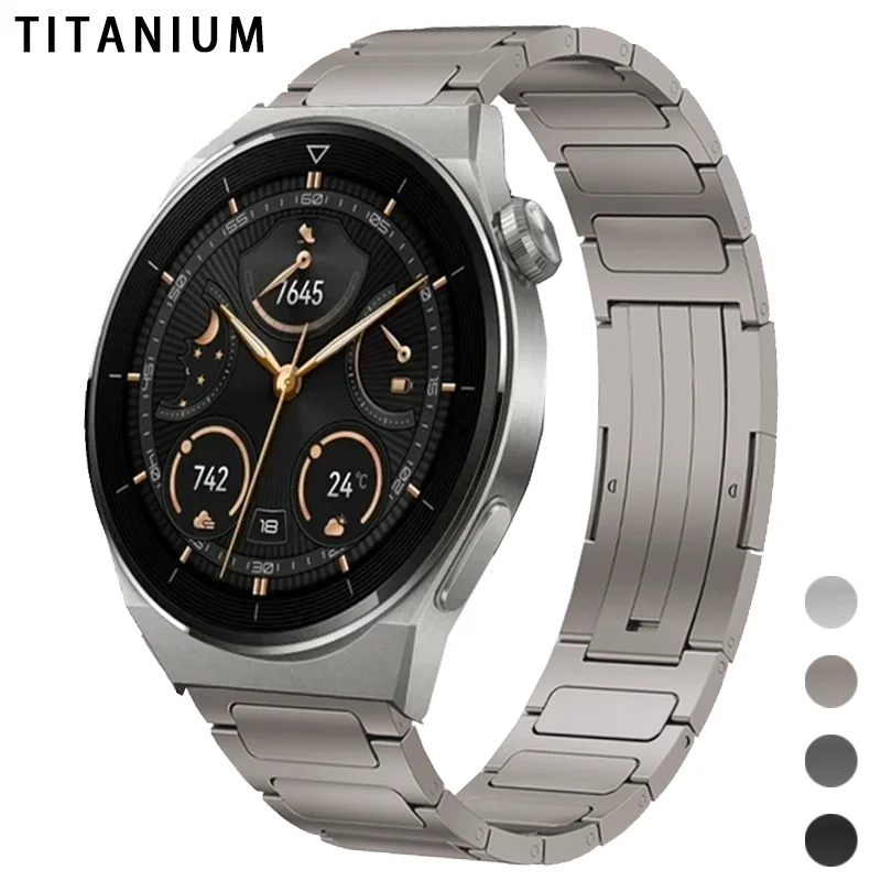 Premium Titanium Metal Watch Band – Elegant Replacement Bracelet Wrist Strap