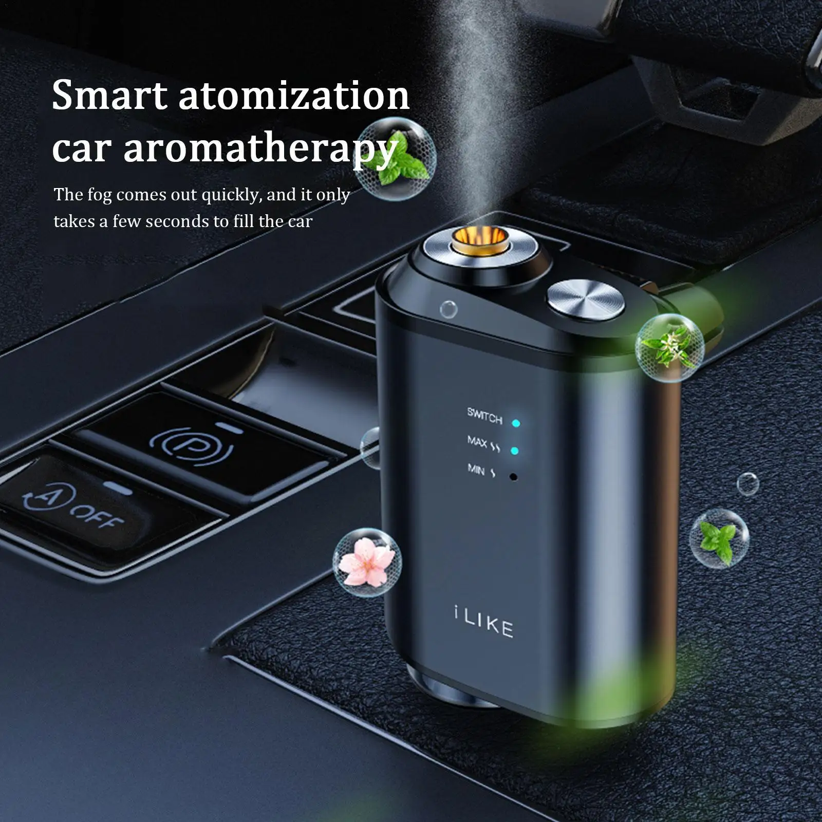 

Car Diffuser Humidifier Auto Air Purifier Aromo Air Freshener Car Aroma Aromatherapy Diffuser Car Interior Accessories