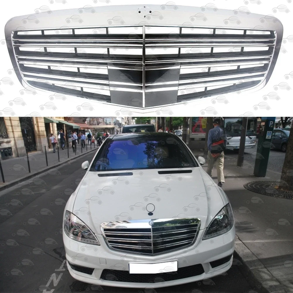 

Front Racing Center Grilles Facelift Bumper Grill For Mercedes Benz W221 S-Class S320 S350 S450 S500 S63 2009-2013
