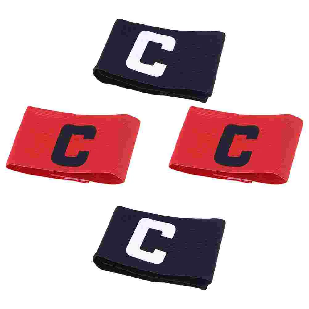 4Pcs Professional Captain Bands Reusable Football Bands Portable