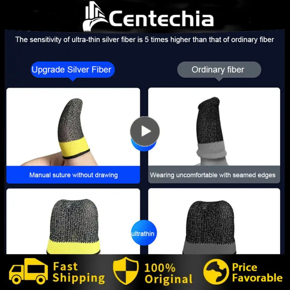 

Thumb Sleeve Touch Screen Finger Cover Flexible Cotton Material Sensitive And Comfortable Game Fingertip Gloves Game Gloves
