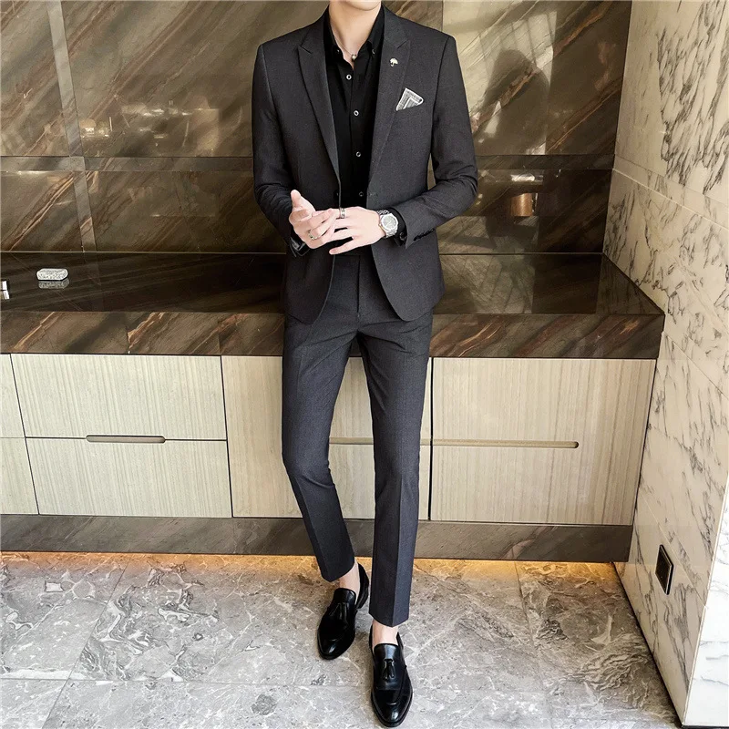 

C41 Formal jacket, slim fit, groomsmen, groom, wedding dress, suit, double row