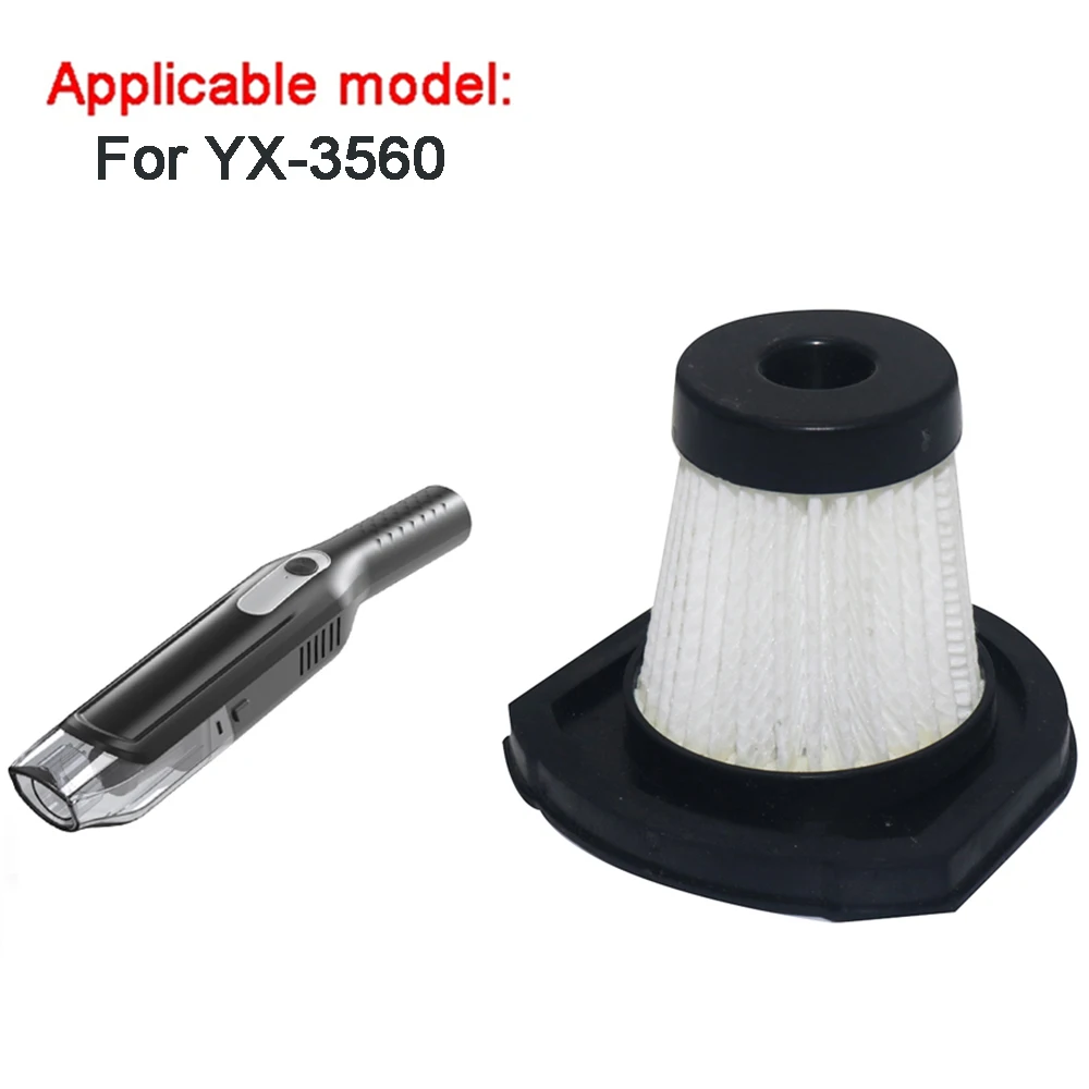 Vacuum Cleaner Filter Element 2Pc for YX-3560 Car Nonwovens Vacuum Cleaner Element Home Car Cleaning Beauty Tools