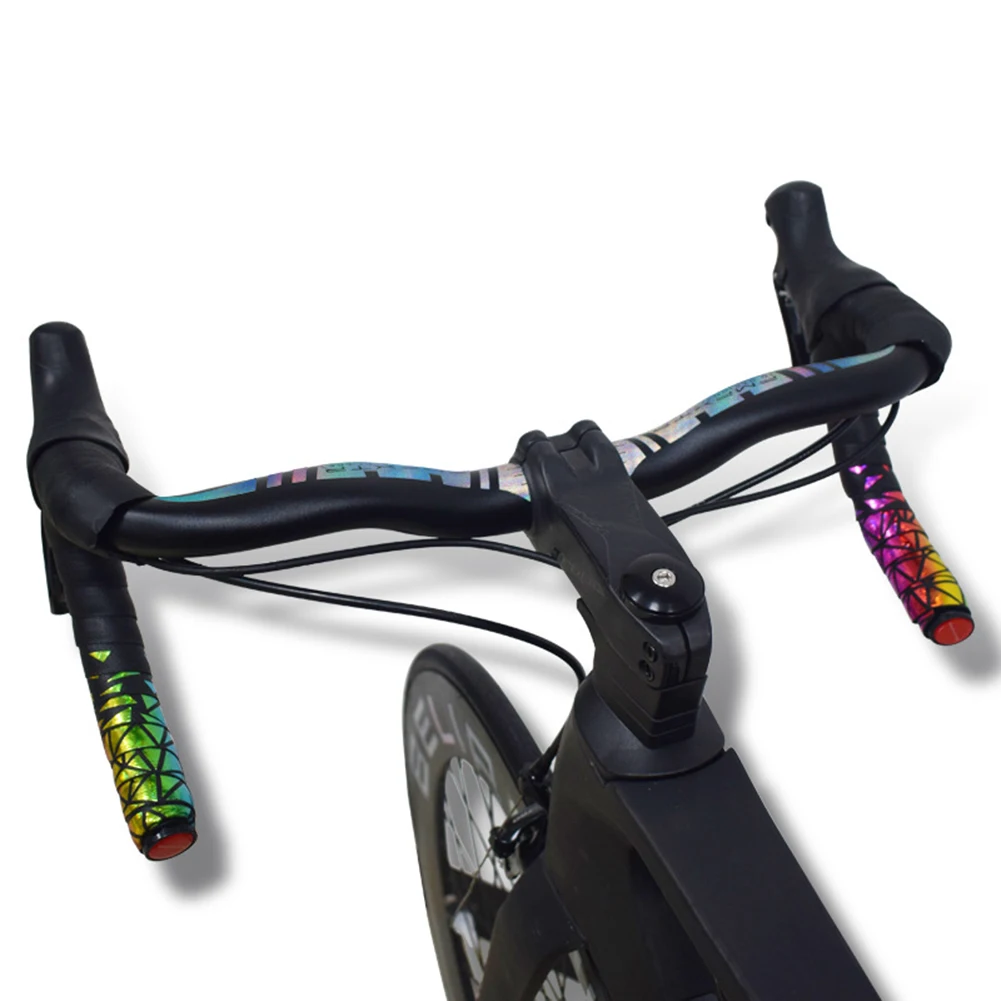 Manubrio Piegato Per Bici - Lega Alluminio 25.4x420mm, Nero