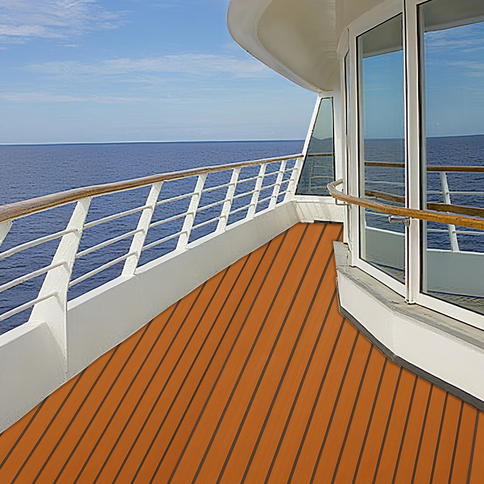 Selbstklebende Kunstteak-Bootsdeckbeläge EVA-Schaum Boot Yacht Bodenbelag Matte Deckteppich – Detail 7