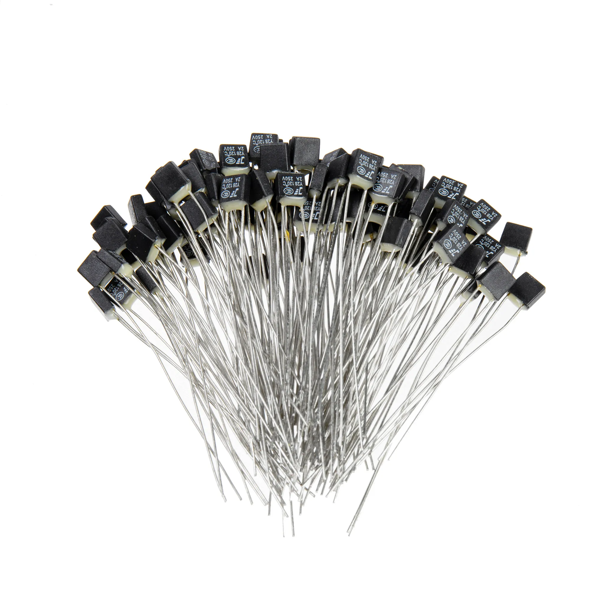 Thermal fuse sensor YYT 20PC RH 92 95 102 105 115 120 125 130 135 140 145 150 Degree Thermal Fuse RH Temperature Fuse 2A 250V Fan Motor Thermal