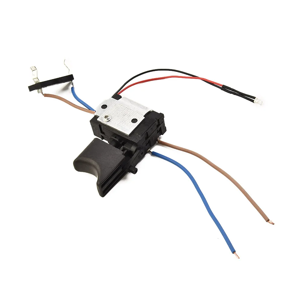 1pc Electric Drill Dustproof Speed Control Push Button Trigger Switch DC 7.2-24V Cordless Drill Switch Replacement