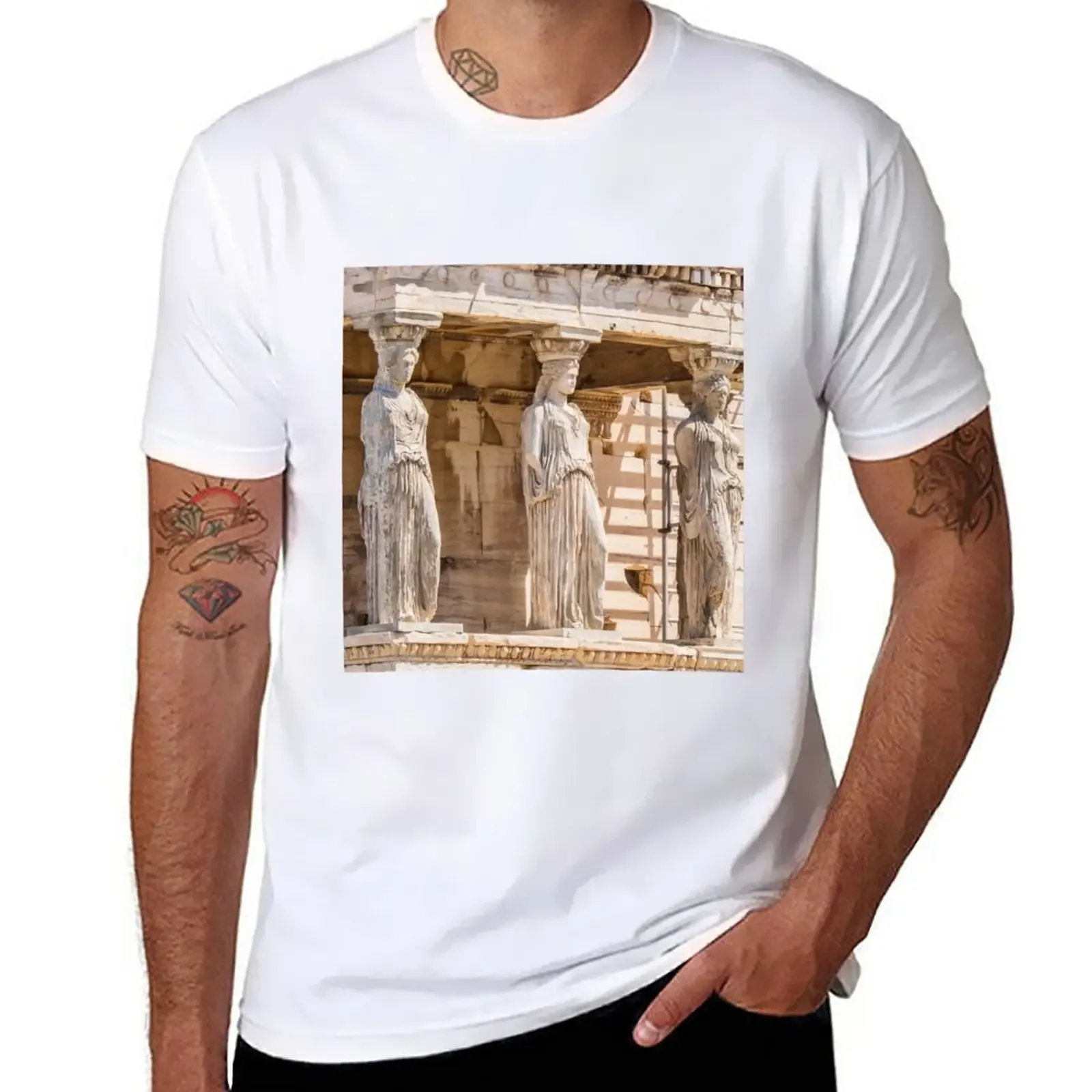 

Caryatids T-Shirt anime clothes sports fans plain mens tall t shirts