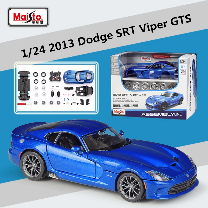 Maisto Assembly Version 1:24 Dodge SRT Viper GTS Alloy Sports Car